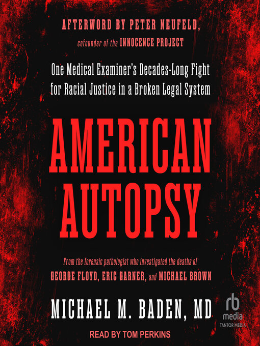 Title details for American Autopsy by Michael M. Baden, MD - Available